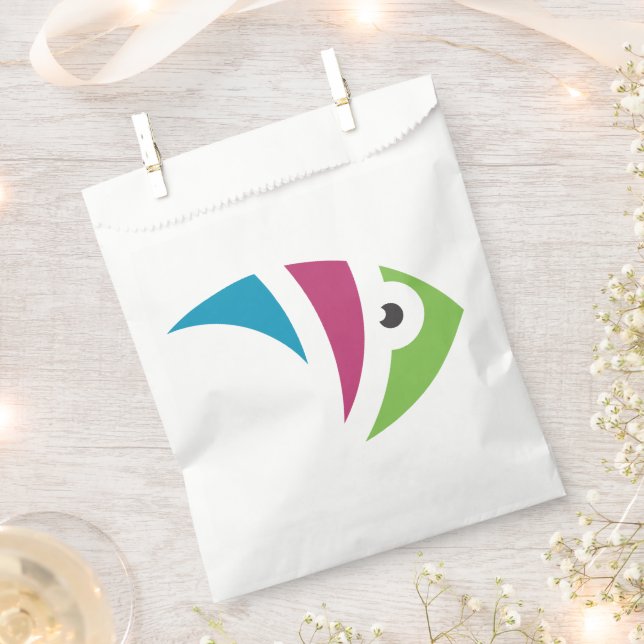 farbiges Aquarienfischdesign Geschenktütchen (Ausgeschnitten)
