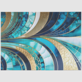 Farbiges Art Deco Tissue Paper Seidenpapier