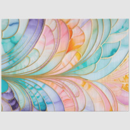 Farbiges Art Deco Tissue Paper Seidenpapier