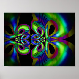 Farbiges Art Poster von Jimette Design.