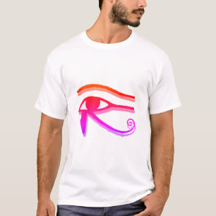 Farbiges Auge des ägyptischen Symboltinks Horus Z T-Shirt