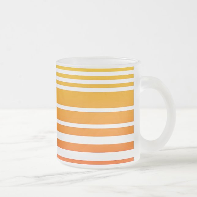 Farbiges Barcode-Frostglas-Mug Mattglastasse (Rechts)
