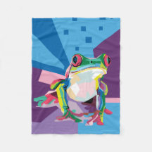Farbiges Baum Frog Portrait