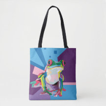 Farbiges Baum Frog Portrait