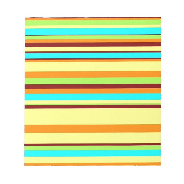 Farbiges, benutzerdefiniertes Designermuster Notizblock (Vorderseite)