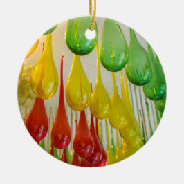 Farbiges Blasglas | Mexiko-Keramik Keramik Ornament