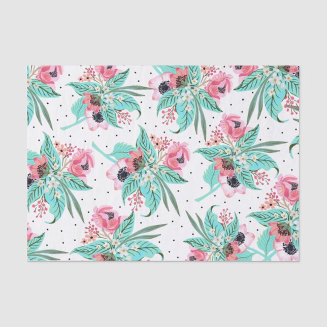 Farbiges Blume-Tissue Seidenpapier (Vorderseite)