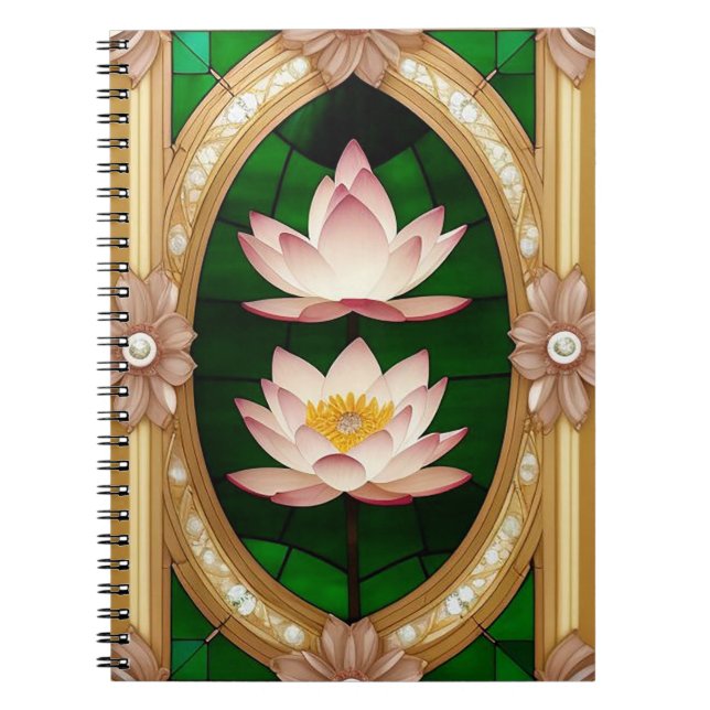 Farbiges Blumendesign Notizblock (Vorderseite)