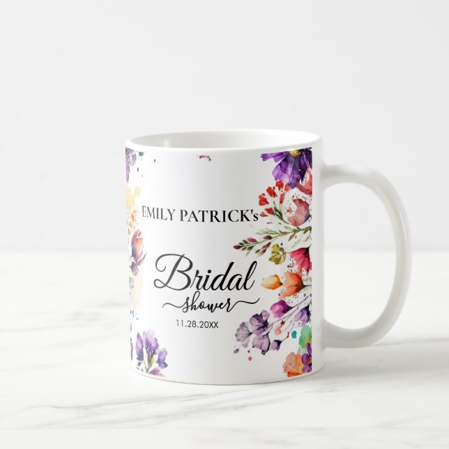 Farbiges Brautparty Kaffeetasse (Rechts)