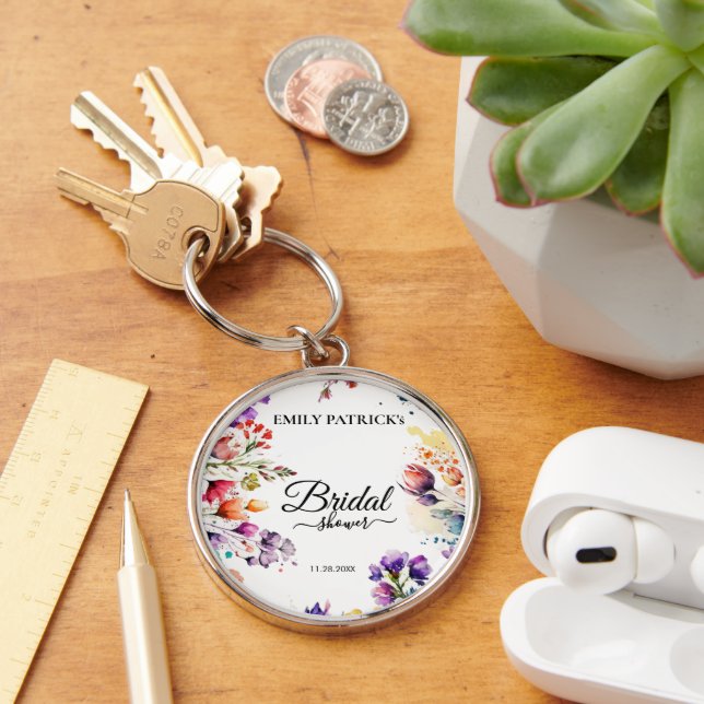 Farbiges Brautparty Schlüsselanhänger (Schreibtisch)