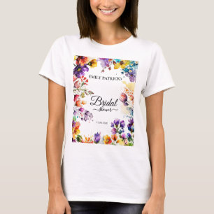 Farbiges Brautparty T-Shirt