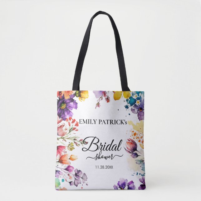 Farbiges Brautparty Tasche (Vorderseite)