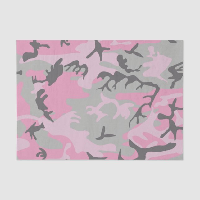 Farbiges Camouflage-Design Seidenpapier (Vorderseite)