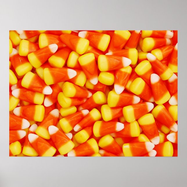 Farbiges Candy Corn Poster (Vorne)