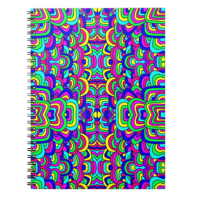 Farbiges Chaos 5 Notizblock (Vorderseite)