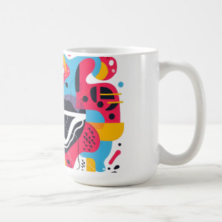 Farbiges Chaos Kaffeetasse