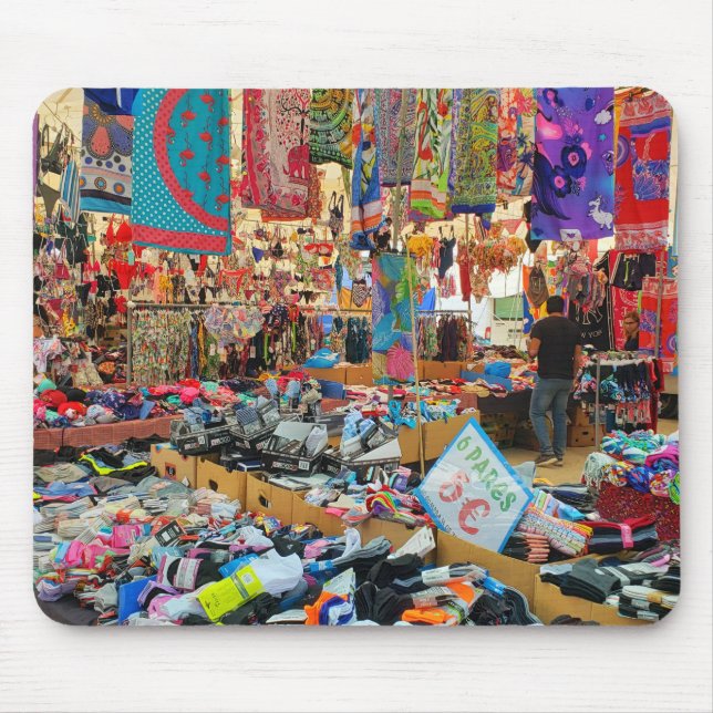 Farbiges Chaos - Santana Fair Portugal Mousepad (Vorne)