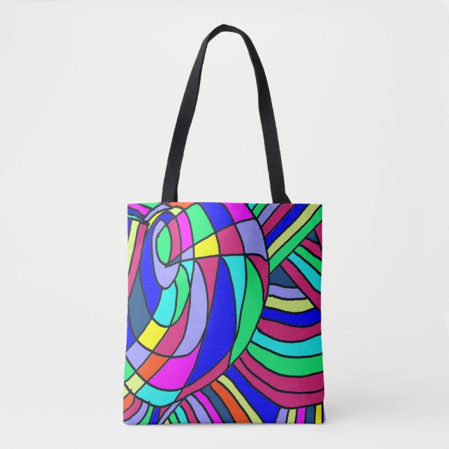 Farbiges Chaos Tasche (Vorderseite)
