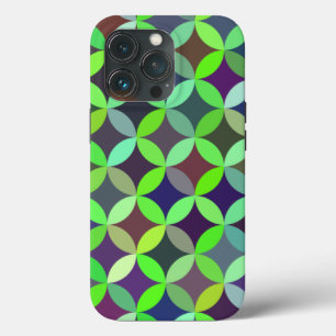 Farbiges Circle Star Quilt Muster Case-Mate iPhone Hülle