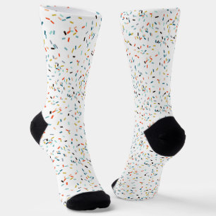 Farbiges Confetti Fall Pattern Socken