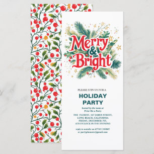 Farbiges Corporate Merry & Bright Weihnachts-Party