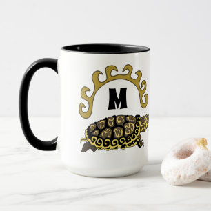 Farbiges Cumberland Slider-Monogramm Tasse