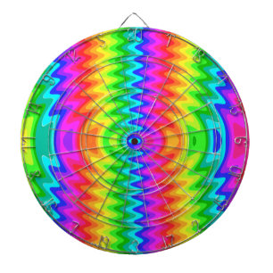 Farbiges Dart Board Dartscheibe