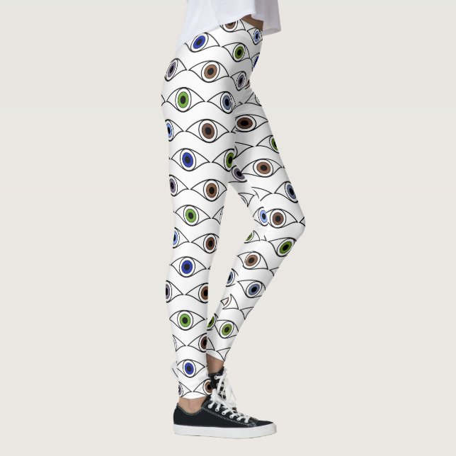 Farbiges Design der Augen Leggings (Rechts)