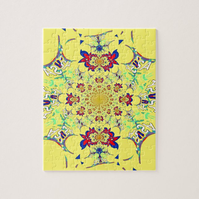 Farbiges Design der blühenden Dämmung (Vertikal)