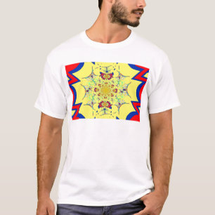 Farbiges Design der blühenden Dämmung T-Shirt