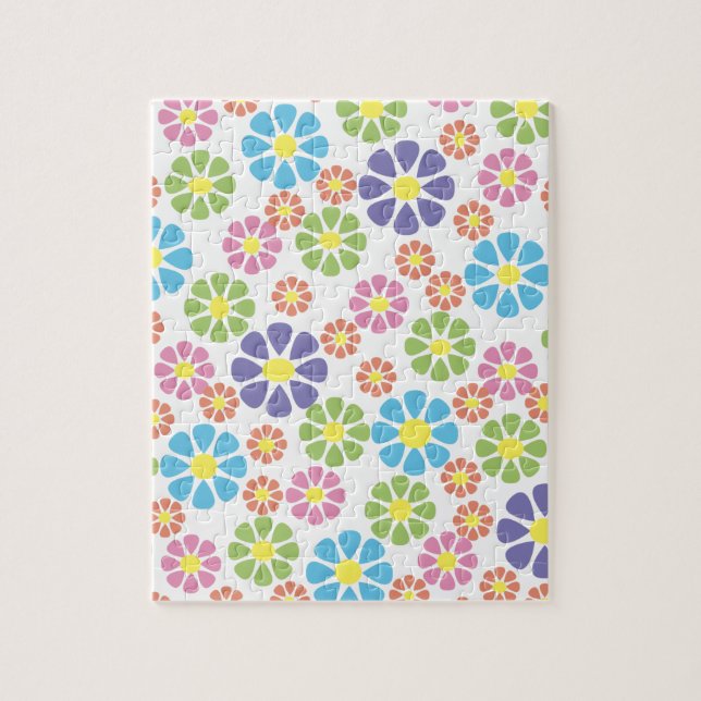 Farbiges Design der Blumenkunst (Vertikal)