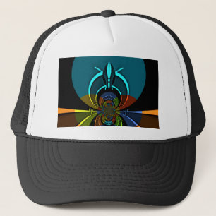 Farbiges Design des Maasai Shield Truckerkappe