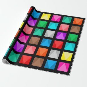 Farbiges Design Geschenkpapier
