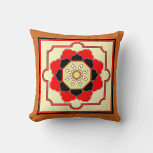 Farbiges Design im orientalischen Stil Kissen