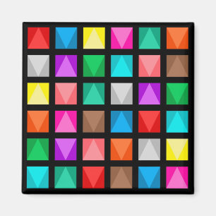 Farbiges Design Magnet