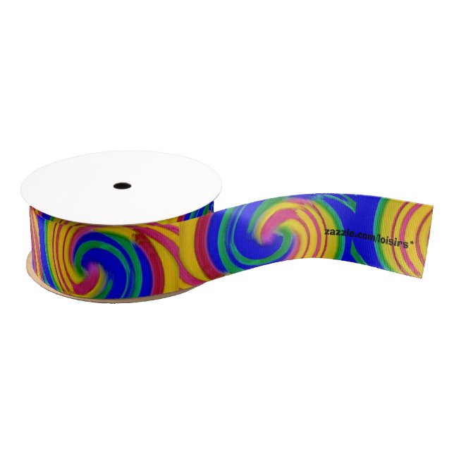 Farbiges Design Ripsband (Spule)