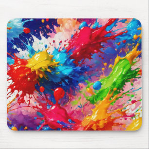 Farbiges Design von Nassfarben Mousepad