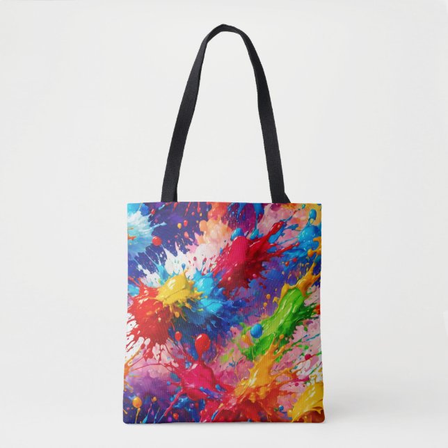 Farbiges Design von Nassfarben Tasche (Vorderseite)