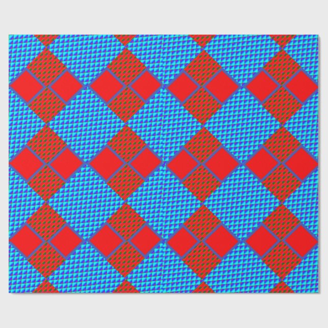 Farbiges digitales 3D-Designmatte-Umschlagpapier - Geschenkpapier (Flach)