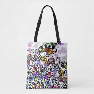 Farbiges Dreieck Tasche