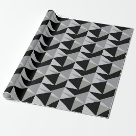Farbiges Dreiecke-Muster Geschenkpapier