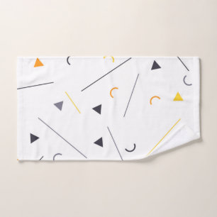 Farbiges, einfaches, trendiges, geometrisches Stad Handtuch