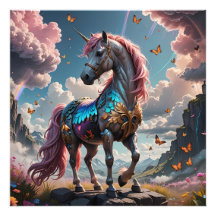 Farbiges Einhornpuzzle