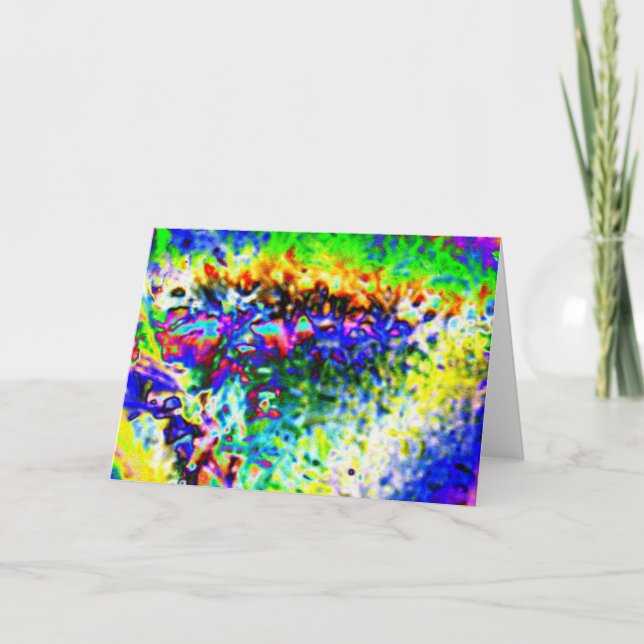 Farbiges Eis Karte (Vorderseite)