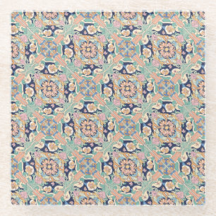 Farbiges Fliesendesign Glasuntersetzer