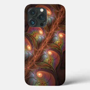 Farbiges fluoreszierendes Abstraktes trippy-Brown- Case-Mate iPhone Hülle