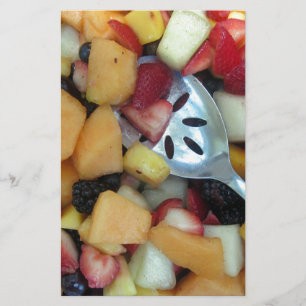 Farbiges Fruchtsortiment Briefpapier