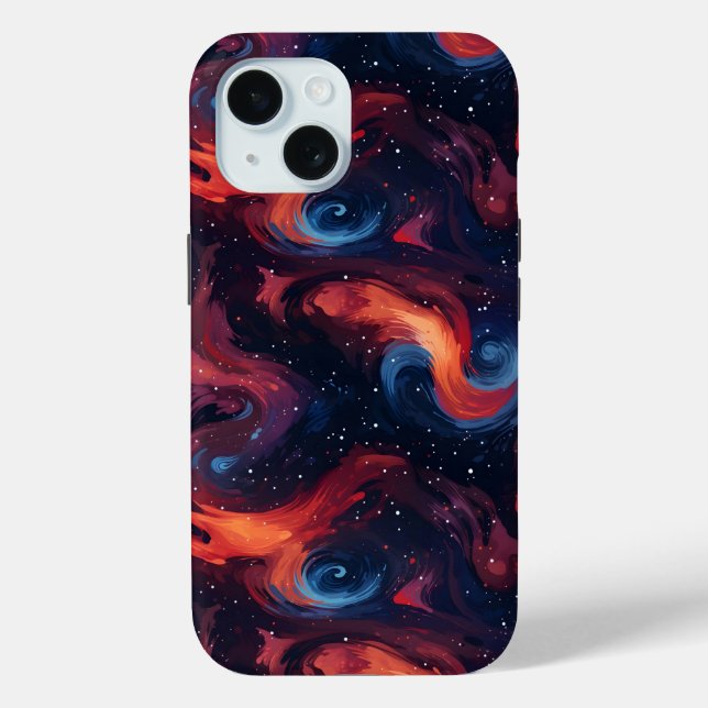 Farbiges Galaxiemuster Case-Mate iPhone Hülle (Rückseite)