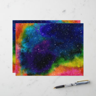 Farbiges Galaxiepapier