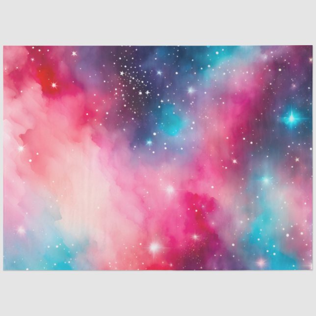 Farbiges Galaxy Art Tissue Paper Seidenpapier (Vorderseite)